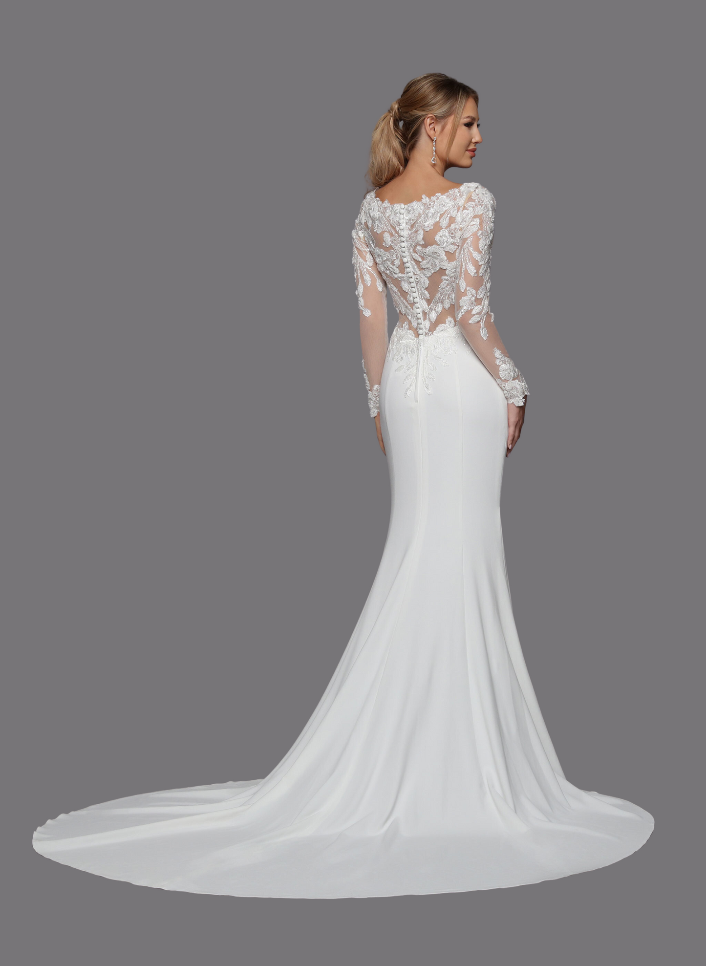 50776- Crepe/Lace