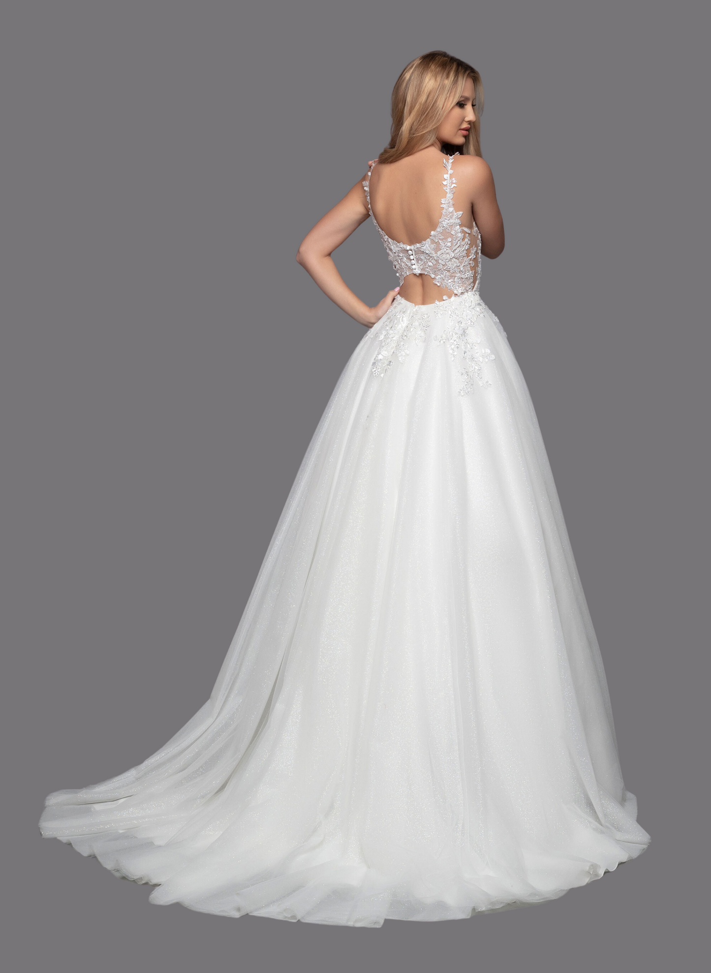 50801- Glitter Tulle/Lace