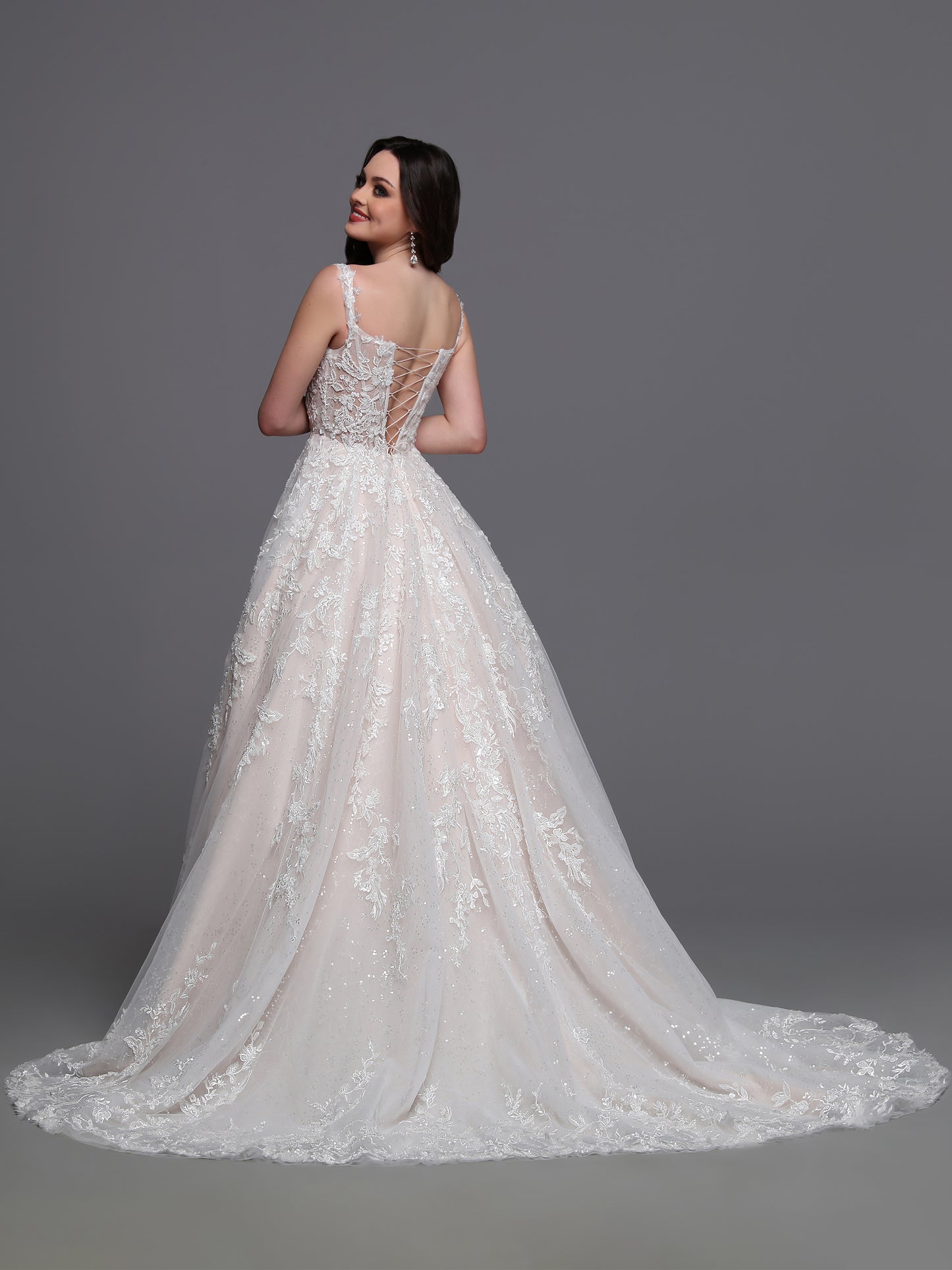 50879- Soft Tulle/Beaded Lace