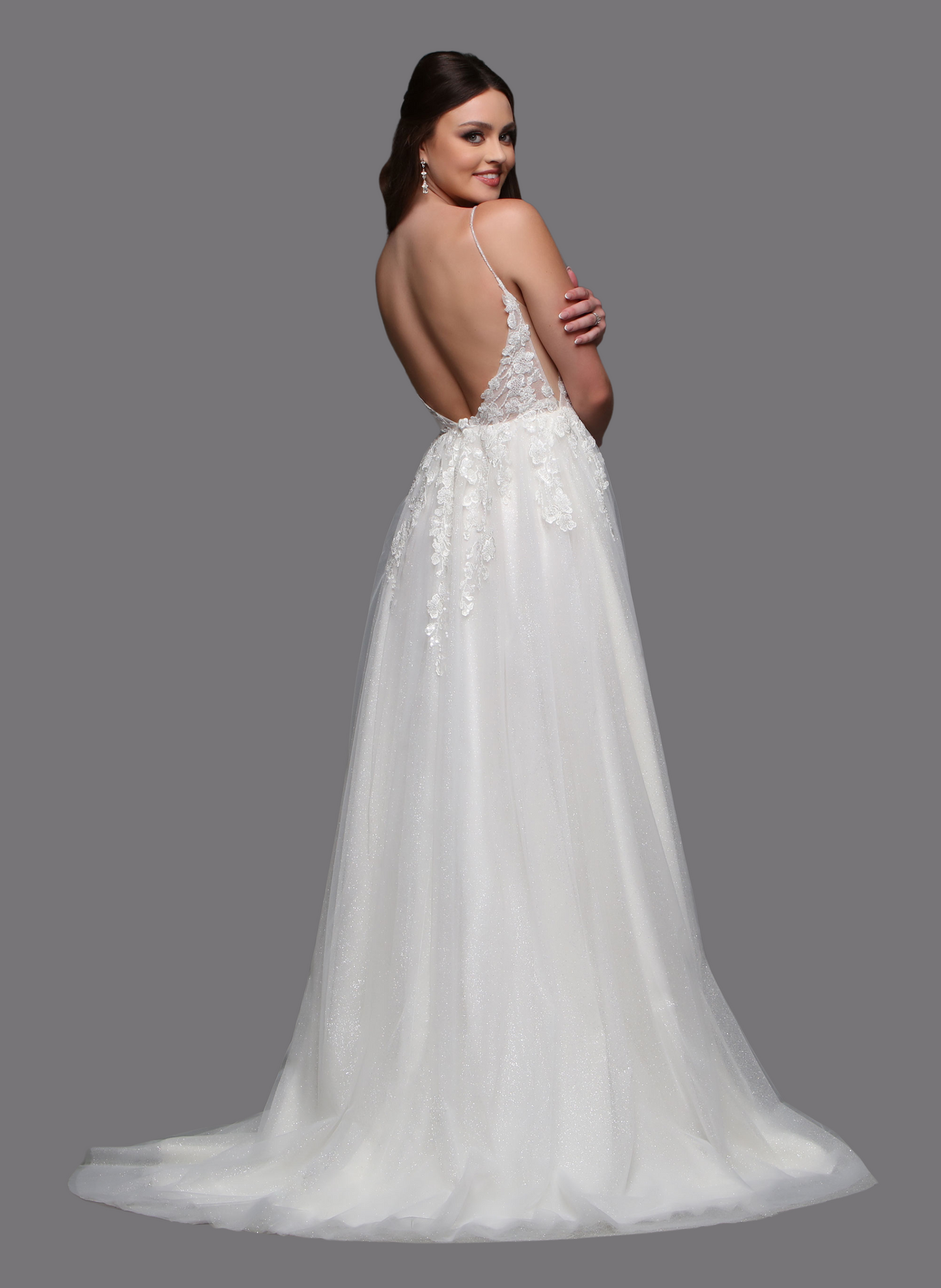 F142- Glitter Tulle/Lace