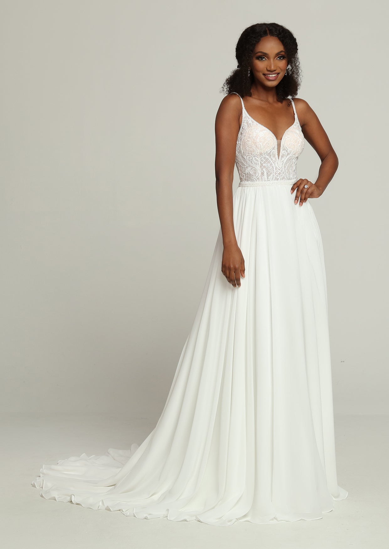 50682- Chiffon/Beading